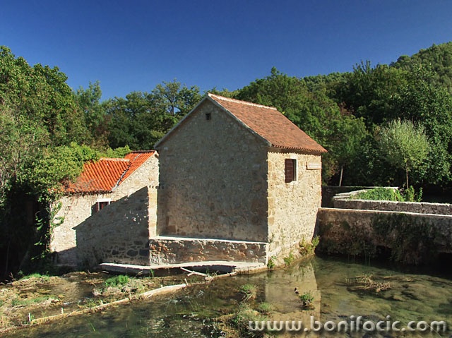travel___Stone Mill___National Park Krka, Croatia.