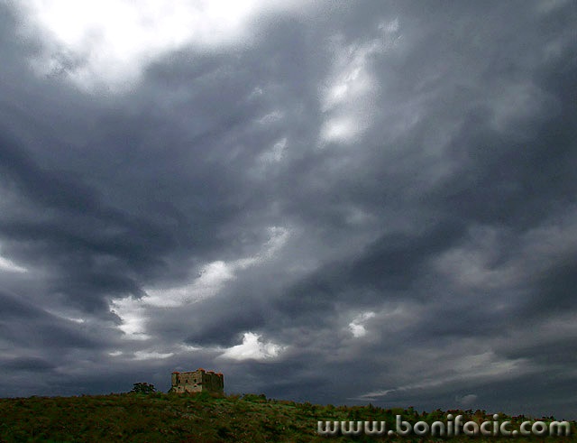 travel___Stormy Castle___Senj, Croatia.