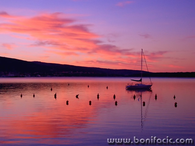 travel___Sunrise___Punat, Croatia.