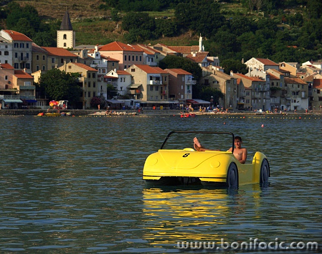 travel___Yellow Cab___Baska, Croatia.
