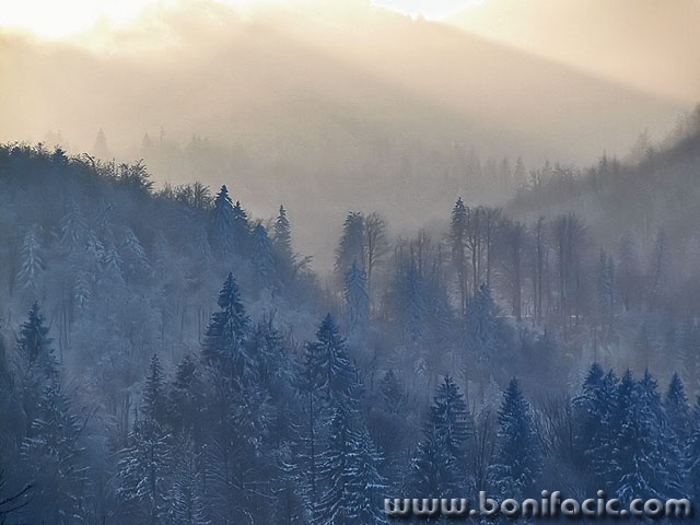 nature___Winter Daybreak___National Park Plitvice, Croatia.