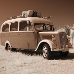 bw___Bus___Punat, Croatia.