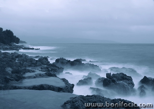 bw___Rock Around The Rocks___Krk, Croatia.