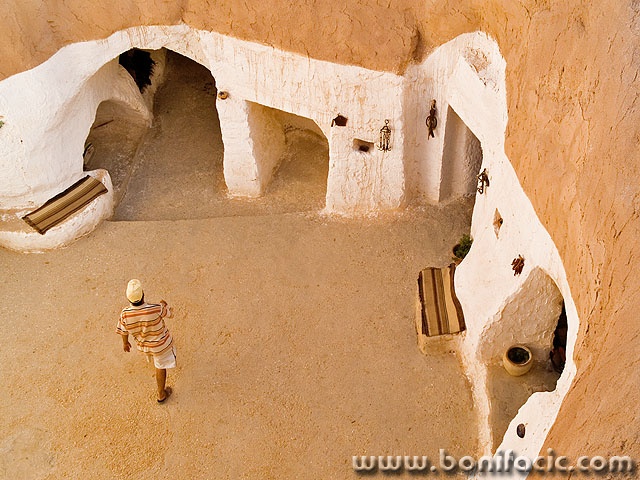 travel___Berberian Yard___Matmata, Tunisia.
