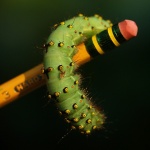 macro___Literate Caterpillar___