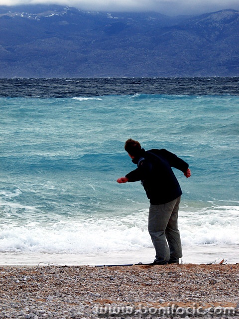 action___Lark___Baska, Croatia.