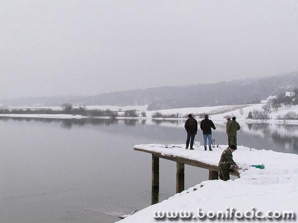 action___Winter Fishing___Ogulin, Croatia.