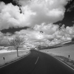 bw___Across Lika___Otocac, Croatia.