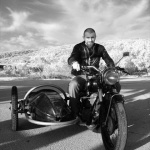 bw___Biker___Punat, Croatia.
