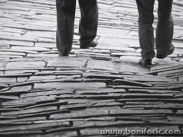 bw___Steps___Motovun, Croatia.