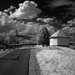 bw___Lone Chapel___Sabljaci, Croatia.
