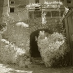 bw___Ruinous Court___Vrbnik, Croatia.