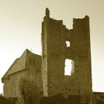 bw___Ruinous___Brinje, Croatia.