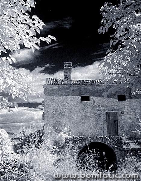 bw___Small Windows___Kornic, Croatia.