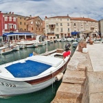travel___Barque In Port___Cres, Croatia.