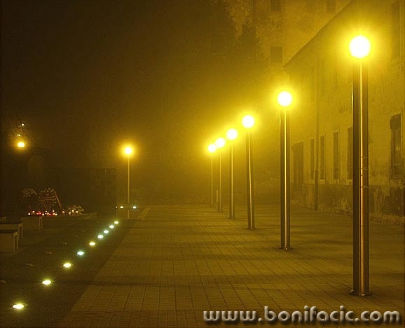 travel___Foggy Promenade___Ogulin, Croatia.